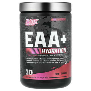 Nutrex Research, EAA+ hydratatie, Fruit Punch, 13.76 oz (390 g)