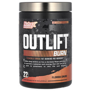 Nutrex Research‏, Outlift‏, Burn‏, Florida Crush,‏ 426.9 גרם (15.06 אונקיות)