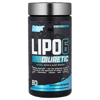 Nutrex Research, LIPO-6® Diuretic, 80 Capsules