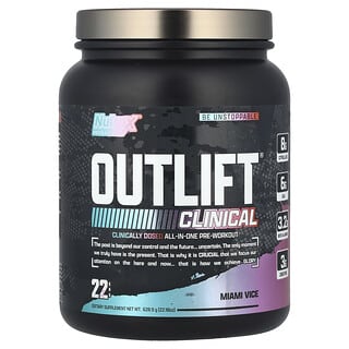 Nutrex Research, Outlift® Clinical，邁阿密風雲，22.18 盎司（628.9 克）