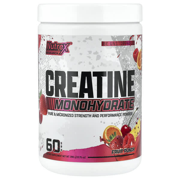 Nutrex Research, Creatine Monohydrate, Fruit Punch, 13.76 oz (390 g)