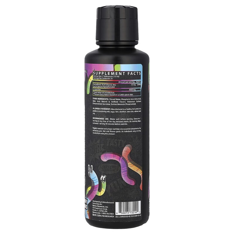 L-Carnitine 3000, Ekşi Yumuşak Şeker, 465 ml (15,72 fl oz)