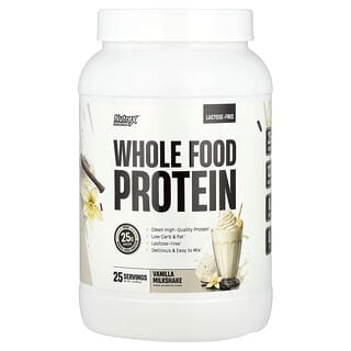 Nutrex Research, Vaniljemilkshake med fullverdig protein, 910 g