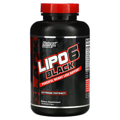 نوتريكس ريسورش‏, LIPO-6 الأسود، فعالية فائقة، 120 كبسولة سوداء