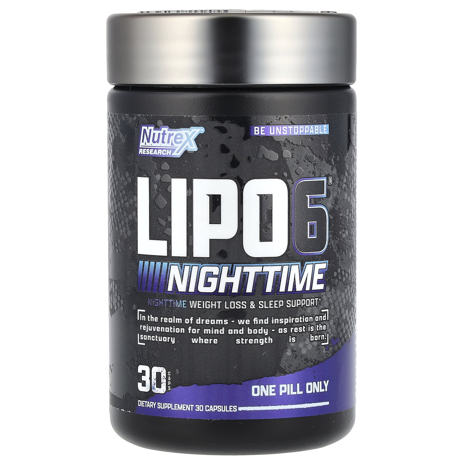 LIPO 6®（ライポシックス）、Nighttime、30粒