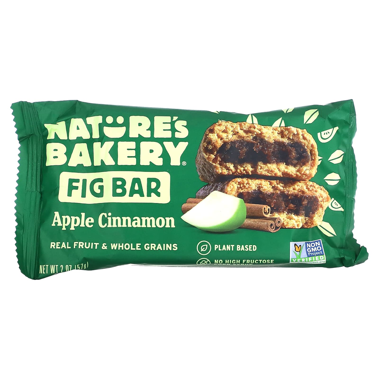 Nature's Bakery, Fig Bar, Apple Cinnamon, 6 Twin Packs, 2 oz (57 g) Each