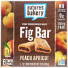Fig Bar, Peach Apricot, 6 Twin Packs, 2 oz Each