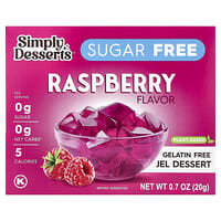 Gelatin Free Jel Dessert, Sugar Free, Strawberry, 0.7 oz (20 g)