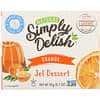Natural Jel Dessert, Orange, 0.7 oz (20 g