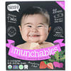 Baby Munchables, Organic Teething Wafers, Strawberry & Beet, 13 Packs, 0.14 oz (4 g) Each