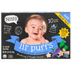 Baby Lil' Puffs, Organic Grain Cereal Puffs, Blueberry & Purple Carrot, 10 Packs, 0.25 oz (7 g) Each
