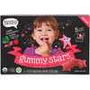 Toddler Gummy Stars, Organic Fruit & Veggie Snacks, Apple, Strawberry & Beet, 5 Packs, 0.5 oz (14 g) Each