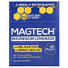 MagTech, מגנזיום, לימונדה, 20 שקיקים, 3.38 גרם (0.12 אונקיות) כל אחד