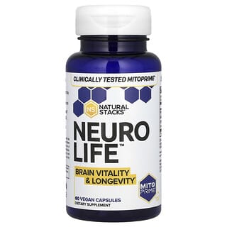 Natural Stacks, Neuro Life, 60 cápsulas veganas