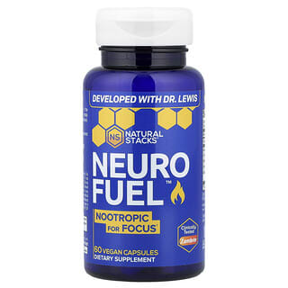 Natural Stacks, Neuro Fuel™, 60 Kapsul Vegan
