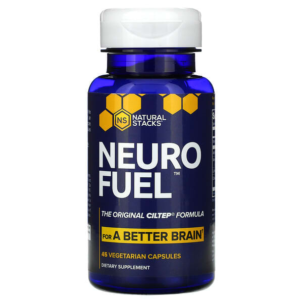 Natural Stacks, Neuro Fuel, 45 вегетарианских капсул