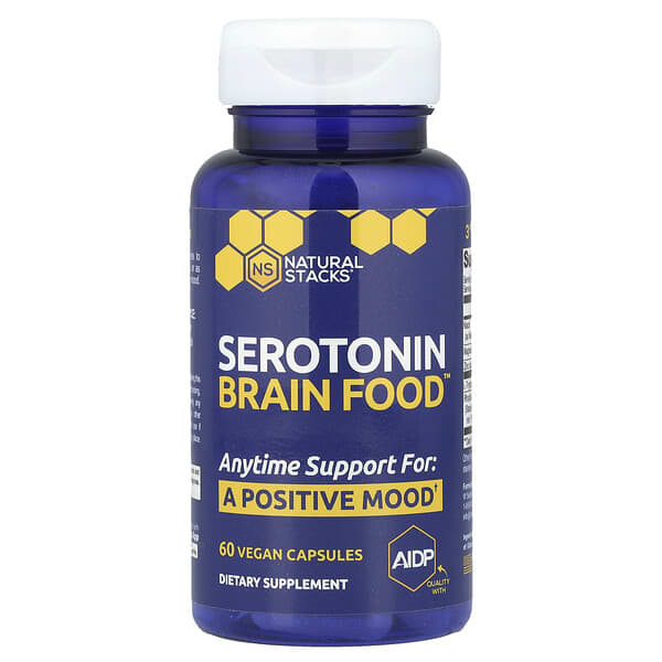 Serotonin Brain Food™, 60 Vegan Capsules