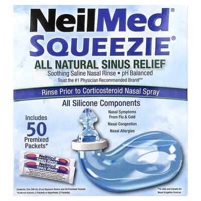 Squip, NeilMed&reg; Squeezie&reg;, All Natural Sinus Relief, 1 Kit