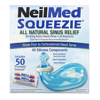 Squip, Squeezie de NeilMed, Alivio sinusal totalmente natural, 1 kit