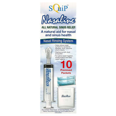 Squip, Nasaline, Nasal Rinsing System, 1 Kit