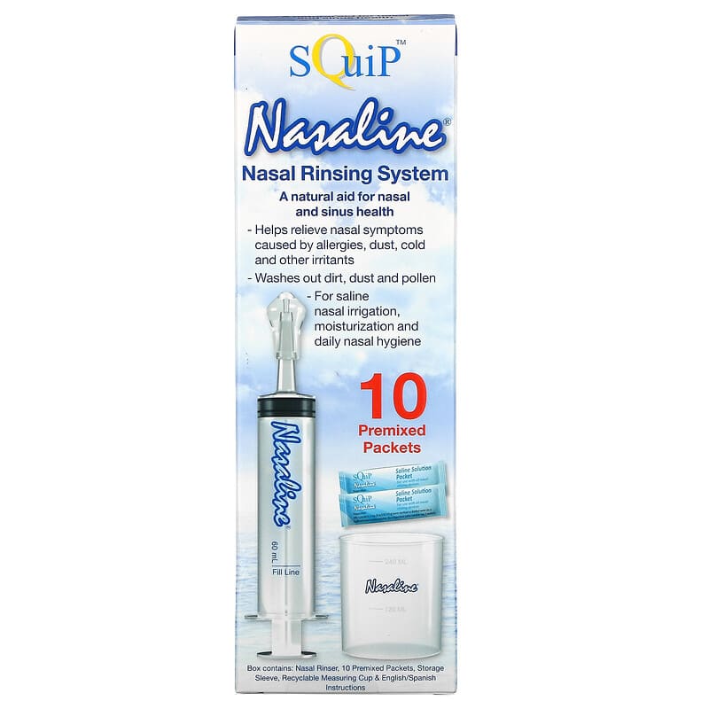 Lavado Nasal Con Paquete De 30 Mezclas De Enjuague Nasal Limpiador