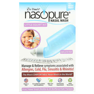 Nasopure, Nasal Wash, Little Squirt Kit, Ages 2 to 102+, 1 Kit