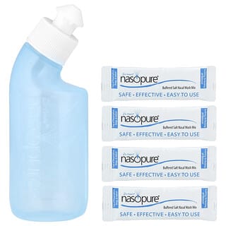 Nasopure, Dr. Hana's Nasal Wash, набор для промывания носа, для детей от 2 до 102 лет, набор из 6 предметов
