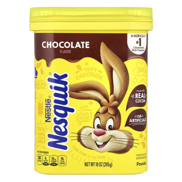 Nesquik, Nestle, Powder, Chocolate, 10 oz (285 g)