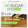 Keto Bar, батончик с шоколадом и арахисовой пастой, 12 батончиков по 40 г (1,41 унции)