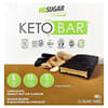 نو شوغر كامبني, Keto Bar ™ ، شوكولاتة بزبدة الفول السوداني ، 12 لوحًا ، 40 جم لكل لوح
