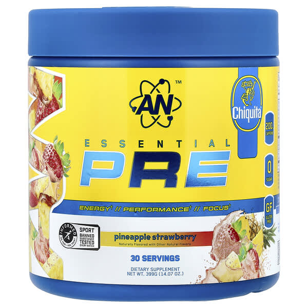 Essential Pre, Chiquita®, Pineapple Strawberry, 14.07 (399 g)