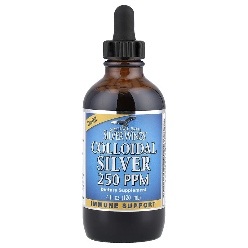 Colloidal Silver（コロイダルシルバー）、250ppm、120ml（4液量オンス）
