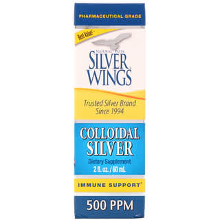Natural Path Silver Wings, الغروية الفضية، 500 جزء في المليون، 2 أونصات سائلة (60 ملل)