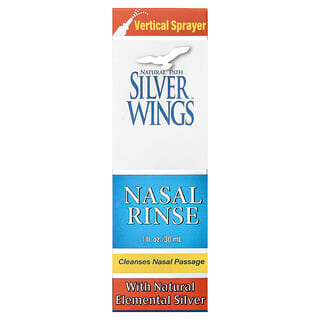 Natural Path Silver Wings, Přírodní stříbrný nosní sprej, úleva od dutin, 50 PPM, 1 fl oz (30 ml)