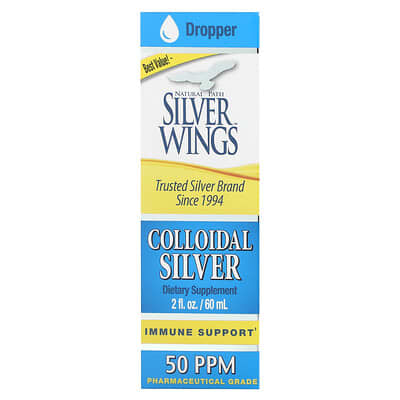 Natural Path Silver Wings, Colloidal Silver, 2 fl oz (60 ml)