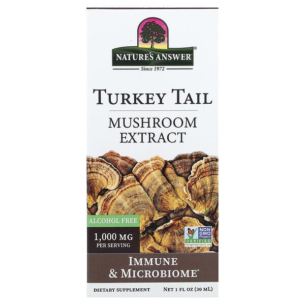 Turkey Tail, Mushroom Extract, Alcohol Free, 1 fl oz (30 ml)