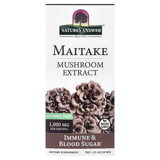 Nature's Answer, Extracto de hongo maitake, Sin alcohol, 30 ml (1 oz. líq.)