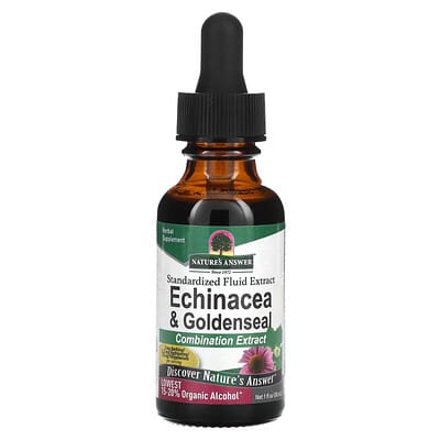 Nature's Answer, Echinacea and Coptis chinensis, Standardized Liquid Extract, 1 fl oz (30 ml)