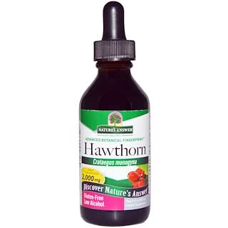 Nature's Answer, Hawthorn, Low Organic Alcohol, 2,000 mg, 2 fl oz (60 ml)