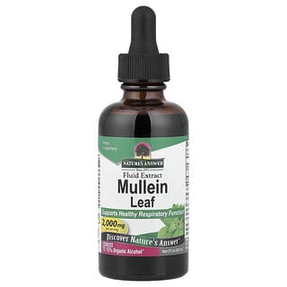 Nature's Answer, Mullein Leaf Fluid Extract, 2 fl oz (60 ml)