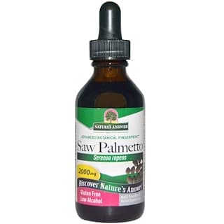 Nature's Answer, Saw Palmetto, Low Organic Alcohol, 2000 mg, 2 fl oz (60 ml)