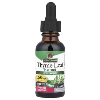 Nature's Answer, Extrait de feuille de thym, 1000 mg, 30 ml