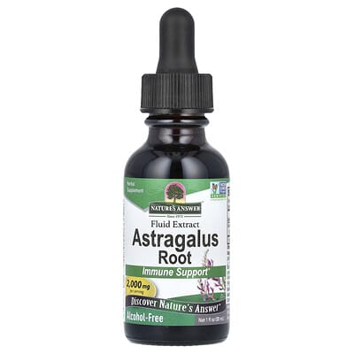 Nature's Answer, Astragalus Root, Liquid Extract, Ethanol-Free, 2,000 mg, 1 fl oz (30 ml)