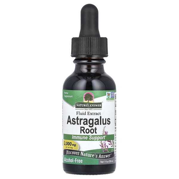 Astragalus Root, Fluid Extract, Alcohol-Free, 2,000 mg, 1 fl oz (30 ml)