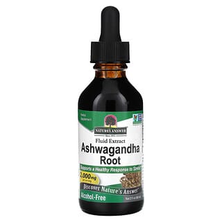 Nature's Answer, Ashwagandha Root, Fluid Extract, flüssiges Ashwagandha-Wurzelextrakt, alkoholfrei, 2.000 mg, 60 ml (2 fl. oz.)