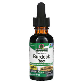 Nature's Answer, Burdock Root Fluid Extract, Alcohol-Free, 2,000 mg, 1 fl oz (30 ml)