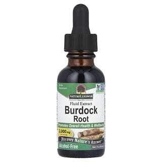 Nature's Answer, Burdock Root Extract, Alcohol-Free, Klettenwurzelextrakt, alkoholfrei, 1.350 mg, 30 ml (1 fl. oz.)