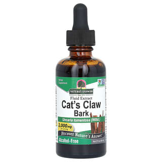 Nature's Answer, Cat's Claw Bark, Alcohol-Free, 2,000 mg, 2 fl oz (60 ml)