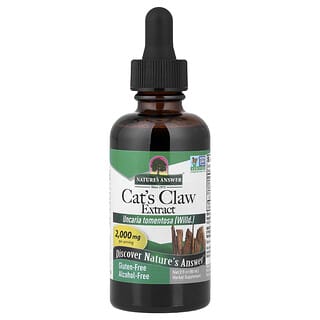 Nature's Answer, Corteza de uña de gato, Sin alcohol, 60 ml (2 oz. líq.)