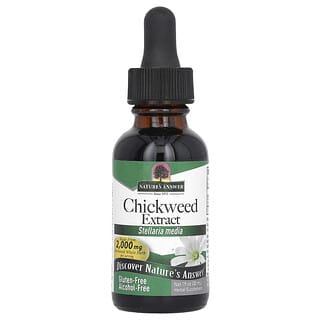 Nature's Answer, Chickweed Extract, Alcohol-Free, 2,000 mg, 1 fl oz (30 ml)